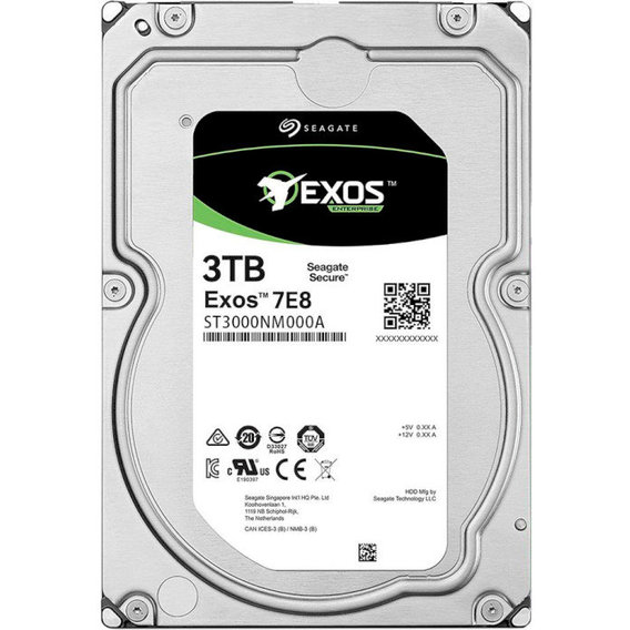 Внутренний жесткий диск Seagate Exos 7E8 3 TB (ST3000NM000A)