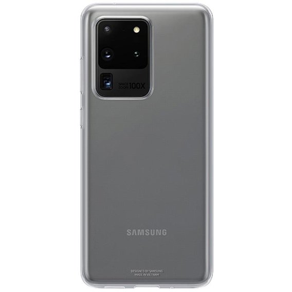 Аксессуар для смартфона Samsung Clear Cover Transparent (EF-QG988TTEGRU) for Samsung G988 Galaxy S20 Ultra