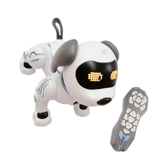 Собака на радиоуправлении с сенсором белая (K16)