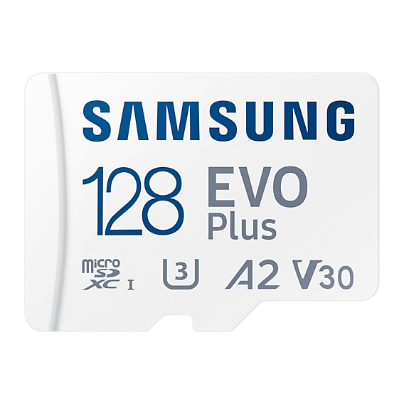 Карта памяти Samsung 128GB microSDXC Class 10 UHS-I U3 Evo Plus + adapter (MB-MC128KA/RU)