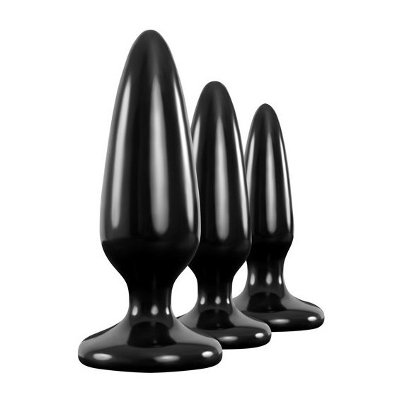 Набор анальных пробок Pleasure Plug 3pc Trainer Kit