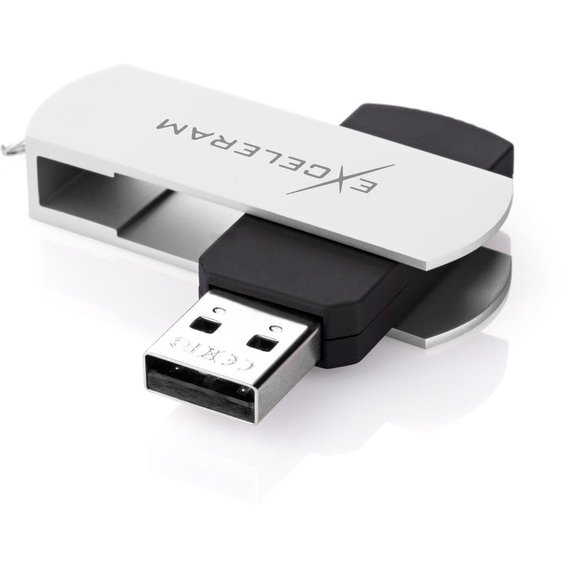 USB-флешка eXceleram 32GB P2 Series USB 2.0 White/Black (EXP2U2WH2B32)