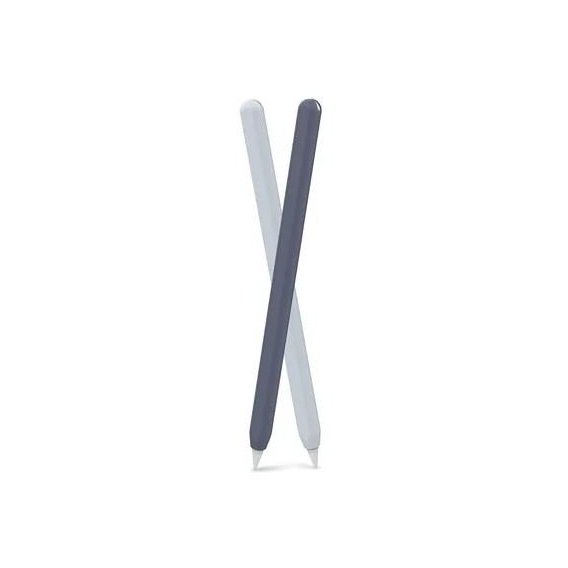 Чехол для стилуса AhaStyle Silicone Case Navy Blue/Light Blue 2 in Pack (AHA-01650-NNL) for Apple Pencil 2