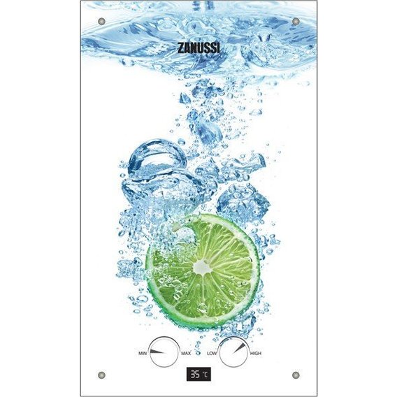 Водонагреватель газовый Zanussi GWH 10 Fonte Glass Lime