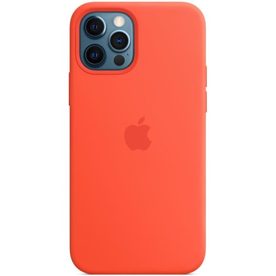 Аксессуар для iPhone Apple Silicone Case with MagSafe Electric Orange (MKTR3) for iPhone 12/iPhone 12 Pro