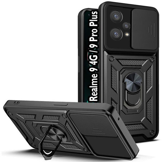 Аксессуар для смартфона BeCover Military Black for Realme 9 4G / 9 Pro+ (709562)
