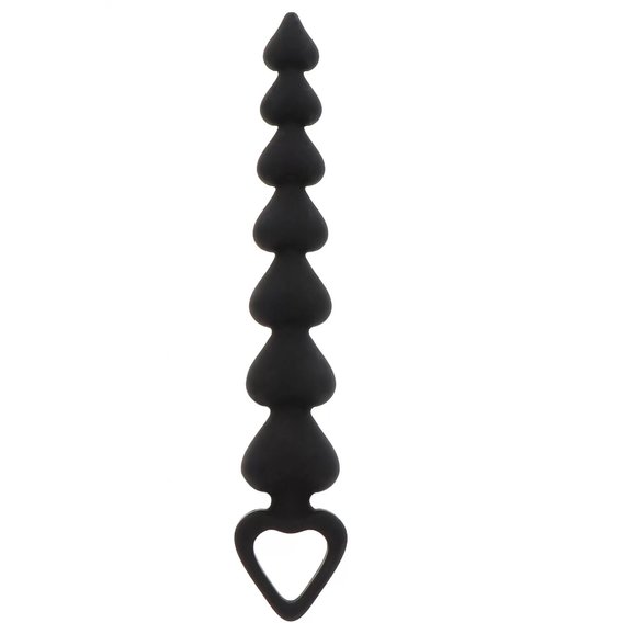Анальная цепочка Toy Joy Heart Beads, 18х3 см