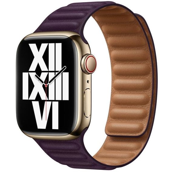 Аксессуар для Watch Apple Leather Link Dark Cherry Size M/L (ML7N3) for Apple Watch 38/40/41mm