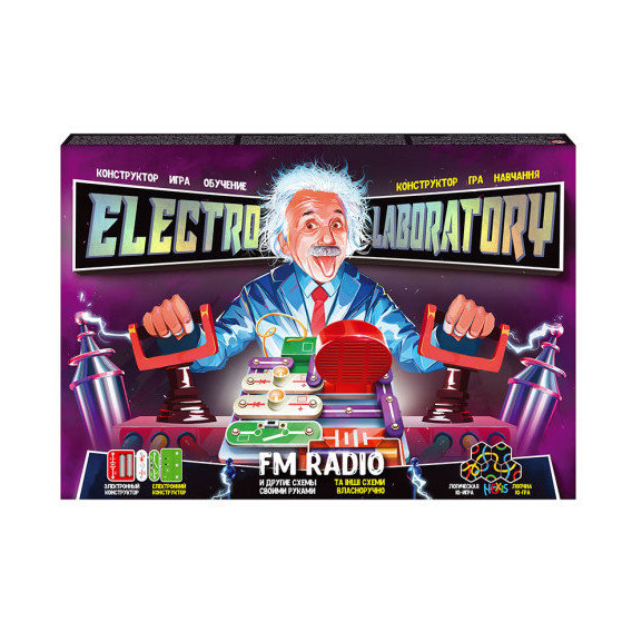 Детский конструктор Danko Toys Electro Laboratory Radio+Piano электронный (ELab-01-03)
