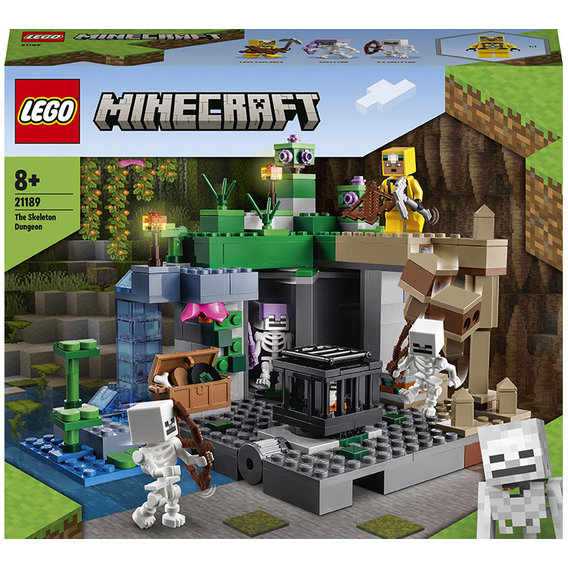 Конструктор LEGO Minecraft Подземелье скелета (21189)