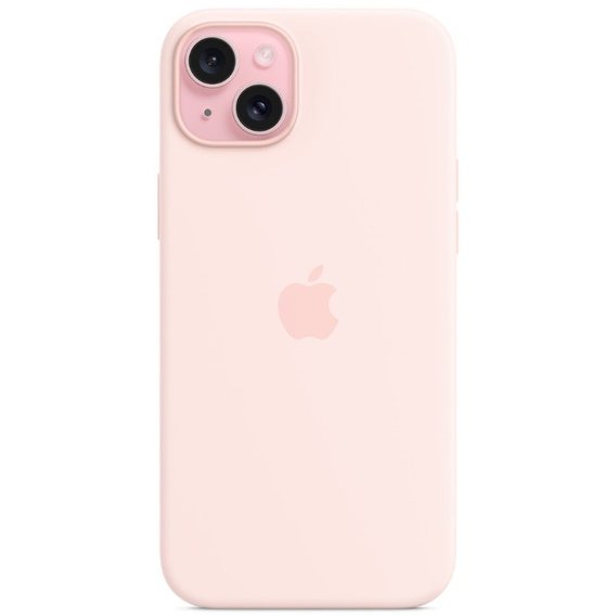 Аксессуар для iPhone Apple Silicone Case with MagSafe Light Pink (MT143) for iPhone 15 Plus