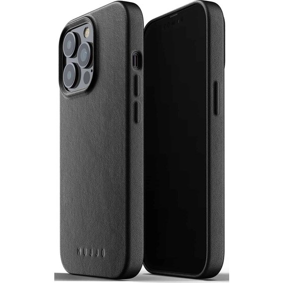 Аксессуар для iPhone MUJJO Full Leather Case Black (MUJJO-CL-015-BK) for iPhone 13 Pro
