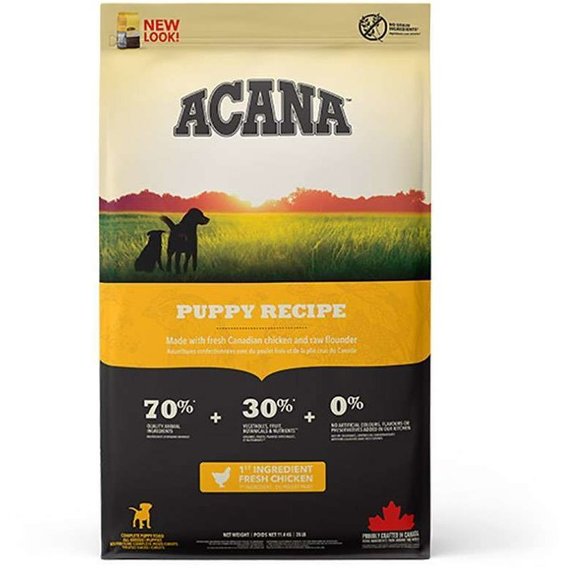 Сухой корм ACANA Puppy Recipe для щенков средних пород с мясом цыпленка 11.4 кг (a50011)