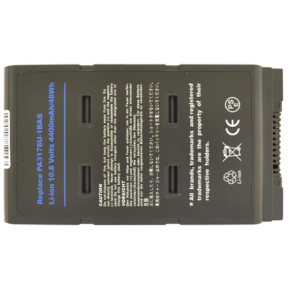 Батарея для ноутбука Toshiba PA3178U-1BAS Satellite 5105 10.8V Black 4400mAh OEM