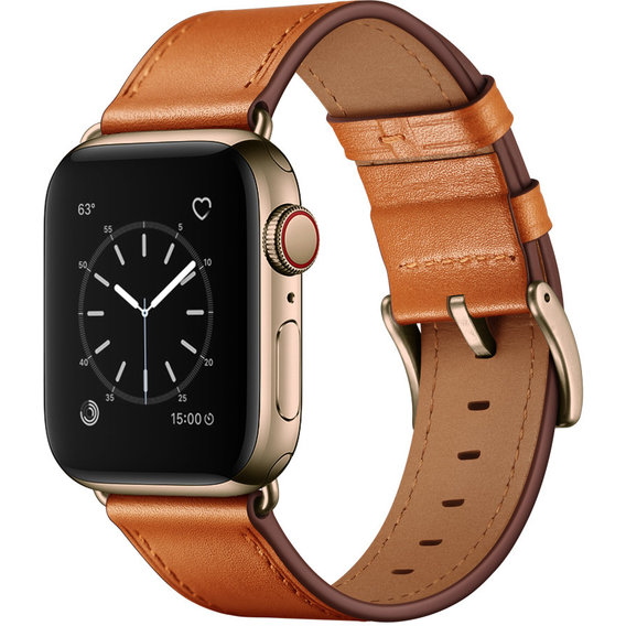 Аксессуар для Watch Top Genuine Leather Bank Brown (BLAP181266) for Apple Watch 42/44/45/49mm Ultra