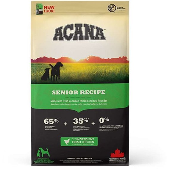 Сухой корм ACANA Senior Dog Recipe для пожилых собак всех пород с мясом цыпленка 11.4 кг (a51011)