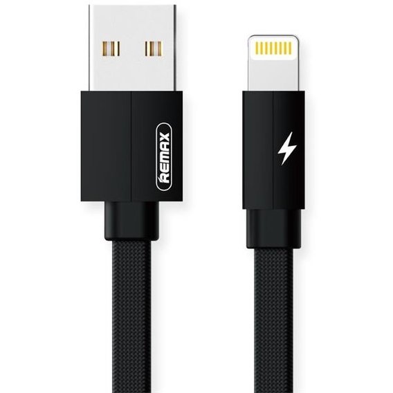 Кабель Remax USB Cable to Lightning Kerolla 2m Black (RC-094I2M-BLACK)