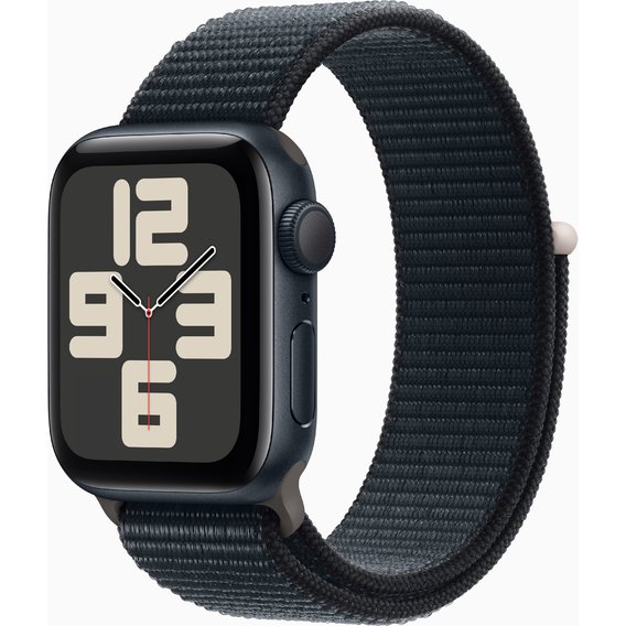 Apple Watch SE 2 2023 40mm GPS Midnight Aluminum Case with Midnight Sport Loop (MRE03)