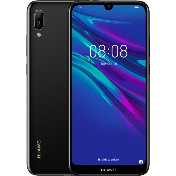 Смартфон Huawei Y6 2019 DualSim Black (UA UCRF)
