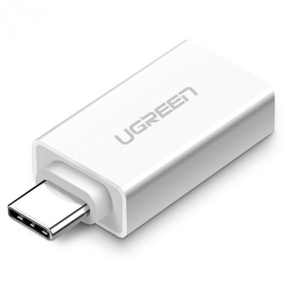 Адаптер Ugreen Adapter US173 USB-C to USB3.0 White (30155)