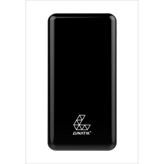 Внешний аккумулятор Lunatik Power Bank 60000mAh with Cable USB-C + Lightning PD3.0 22.5W Black (DPD60)