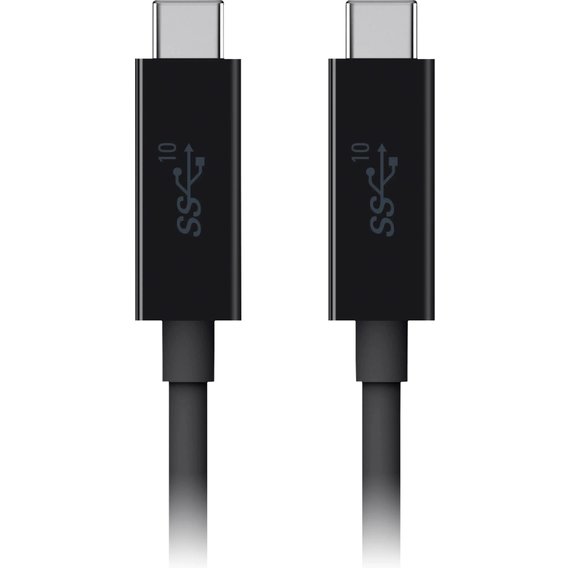 Кабель Belkin Cable USB-C to USB-C 10Gbps 1m Black (F2CU052bt1MBKP1)