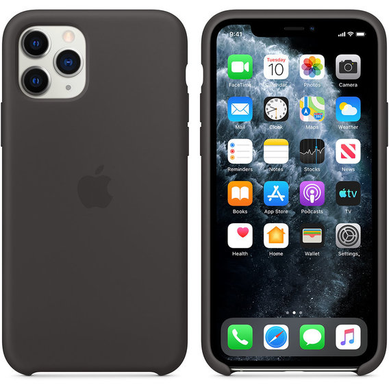 Аксессуар для iPhone Apple Silicone Case Black (MWYN2) for iPhone 11 Pro