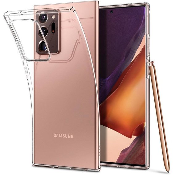 Аксессуар для смартфона Spigen Crystal Flex Crystal Clear (ACS01362) for Samsung N985 Galaxy Note 20 Ultra