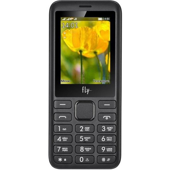 Мобильный телефон Fly FF249 Dual Sim Black-Blue (UA UCRF)