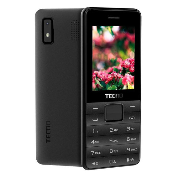 Мобильный телефон Tecno T372 TripleSIM Black (UA UCRF)
