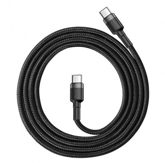 Кабель Baseus Cable USB-C to USB-C Cafule 2m Black (CATKLF-HG1)