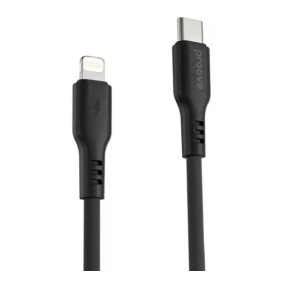 Кабель Proove Cable USB-C to Lightning Rebirth 3A 1m Black (CCRE60002101)