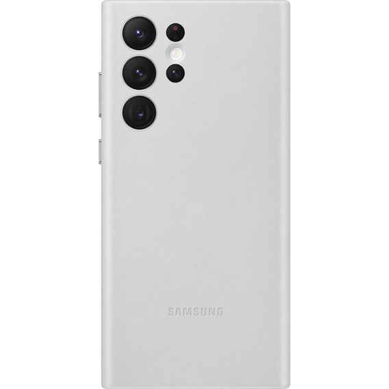 Аксессуар для смартфона Samsung Leather Cover Light Gray (EF-VS908LJEGRU) for Samsung S908 Galaxy S22 Ultra