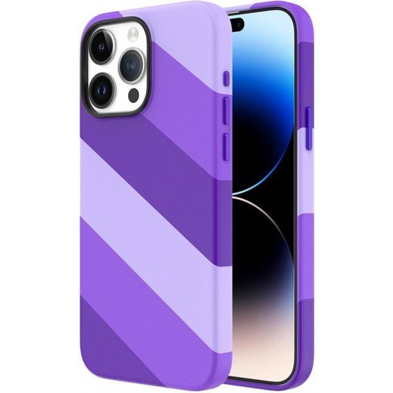 Аксессуар для iPhone VOKAMO Case with MagSafe Purple for iPhone 15 Pro (NVK010810)
