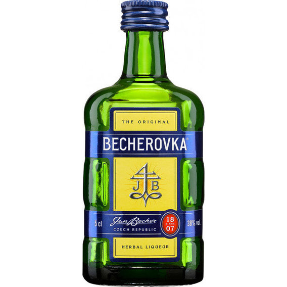 Ликерная настойка на травах Becherovka 0.05л 38% (STA85916623)