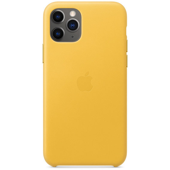 Аксессуар для iPhone Apple Leather Case Meyer Lemon (MWYA2) for iPhone 11 Pro