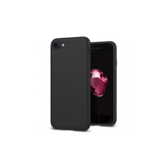 Аксессуар для iPhone Spigen Liquid Crystal Matte Black (042CS21247) for iPhone 8/iPhone 7