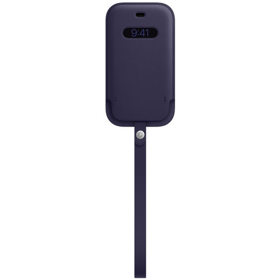 Аксессуар для iPhone Apple Leather Sleeve Case Deep Violet (MK093) for iPhone 12 mini