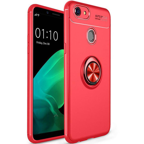 Аксессуар для смартфона TPU Case TPU PC Deen ColorRing Magnetic Holder Red for Oppo A73