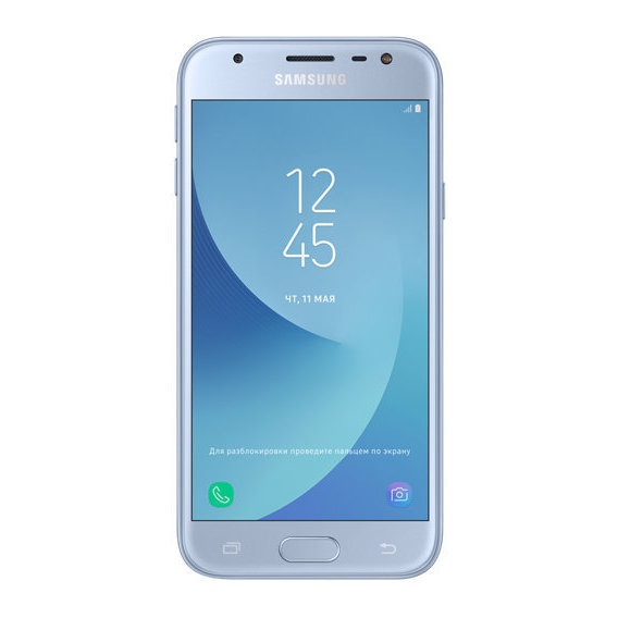 Смартфон Samsung Galaxy J3 2017 Dual SIM Silver J330F (UA UCRF)