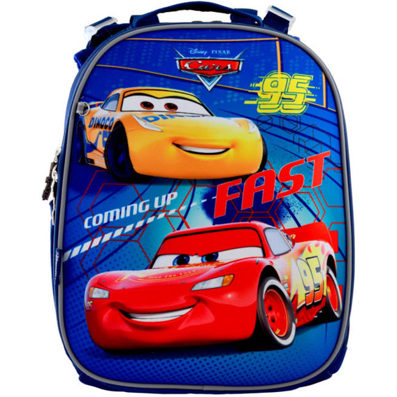 Рюкзак школьный, каркасный 1 Вересня H-25 "Cars" (556201)