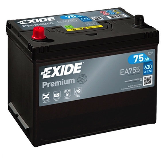 Exide Premium 6СТ-75 АЗИЯ (EA755)	