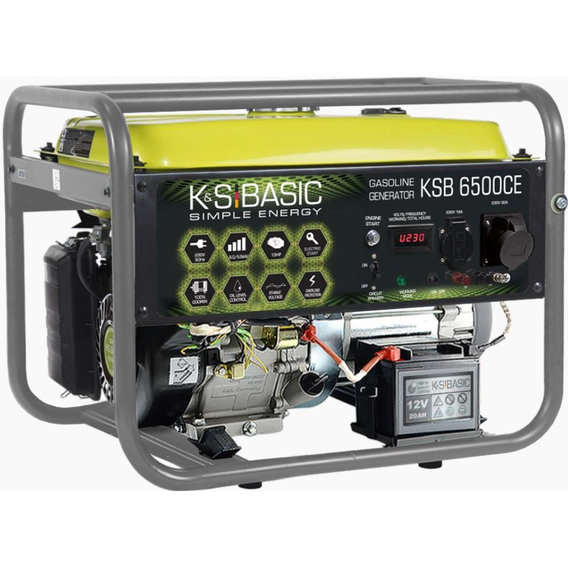 Бензиновый генератор Konner&Sohnen BASIC KSB 6500CE