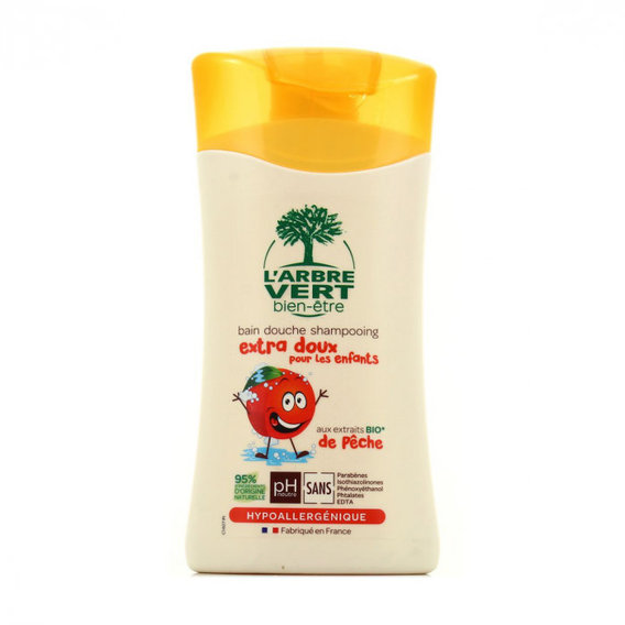 L’Аrbre Vert Гель для душа детский с экстрактом персика 250 ml