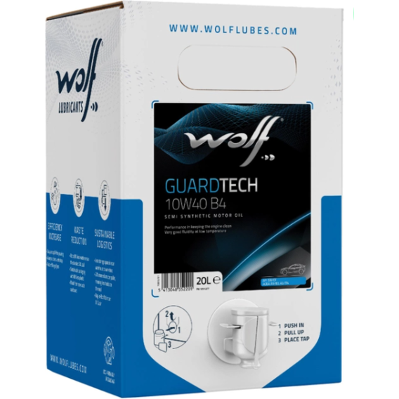 Моторна олива Wolf Oil Guardtech 10W-40 20 л