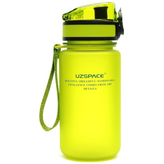 Бутылка для воды UZspace Frosted 350мл, Салатовый (3034)