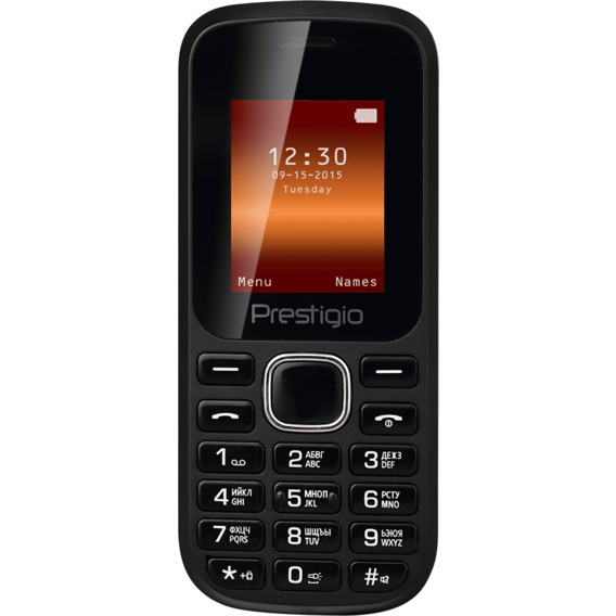 Мобильный телефон Prestigio Wize B1 1180 DS Black (UA UCRF)