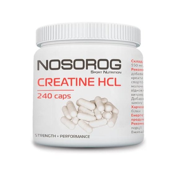 Креатин Nosorog Nutrition Creatine HCL 240 capsules