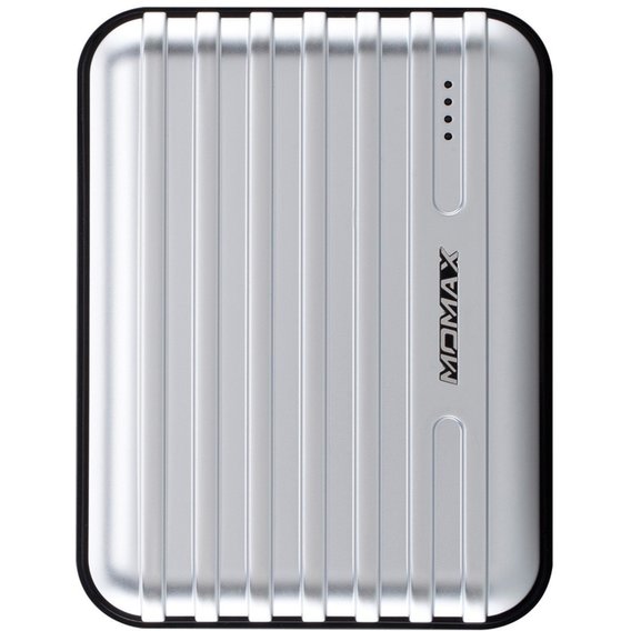 Внешний аккумулятор Momax iPower GO+ Luggage External Battery Pack 13200mAh Silver (IP24APS)
