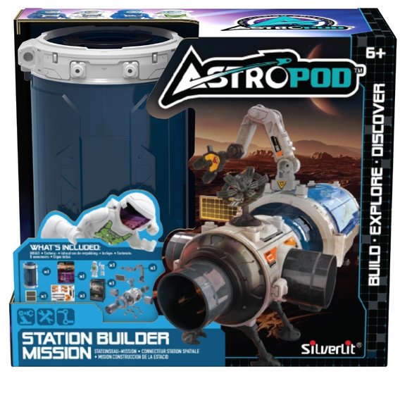 Игровой набор Astropod Миссия Построй космическую станцию с фигуркой (80336)